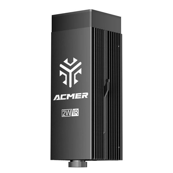 کیت ماژول لیزر 2W IR 1064nm سازگار با آداپتور برق ACMER P1 سری 24V / 4A