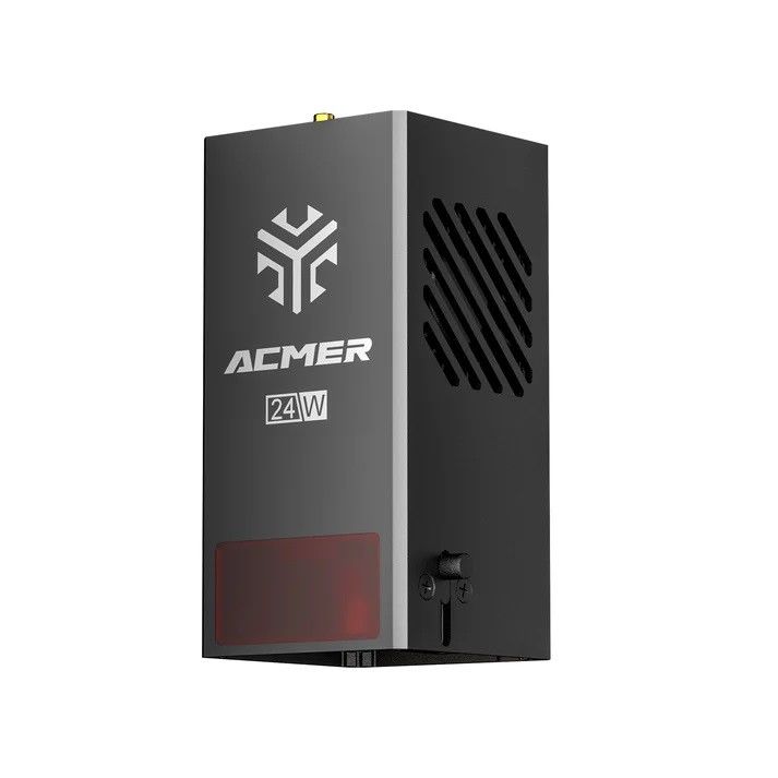 کیت ماژول لیزر دیود 24 وات سازگار با تمام ماشین های ACMER،آداپتور برق 24V/5A